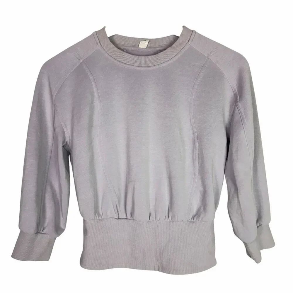 Lululemon Womens size 2 Ribbed Hem Pullover crewneck